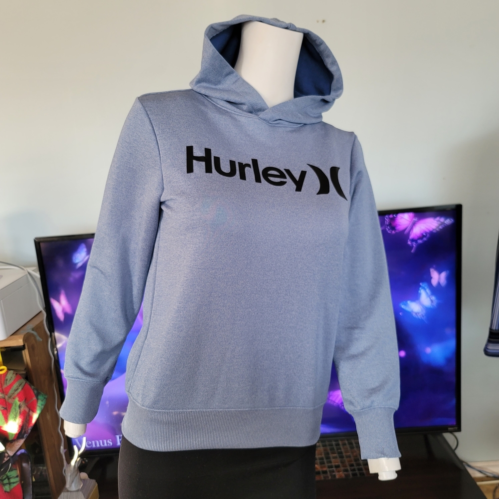 ❗️ HURLEY Light Blue Hoodie ❗️ - Picture 5 of 12